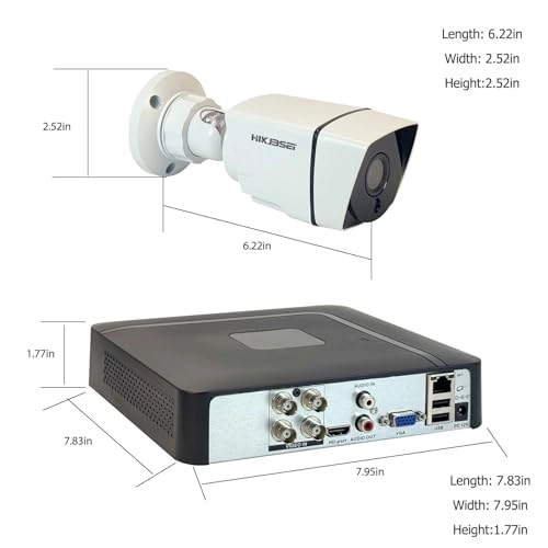 Security Camera System - 4 cameras 4 channels 5MP