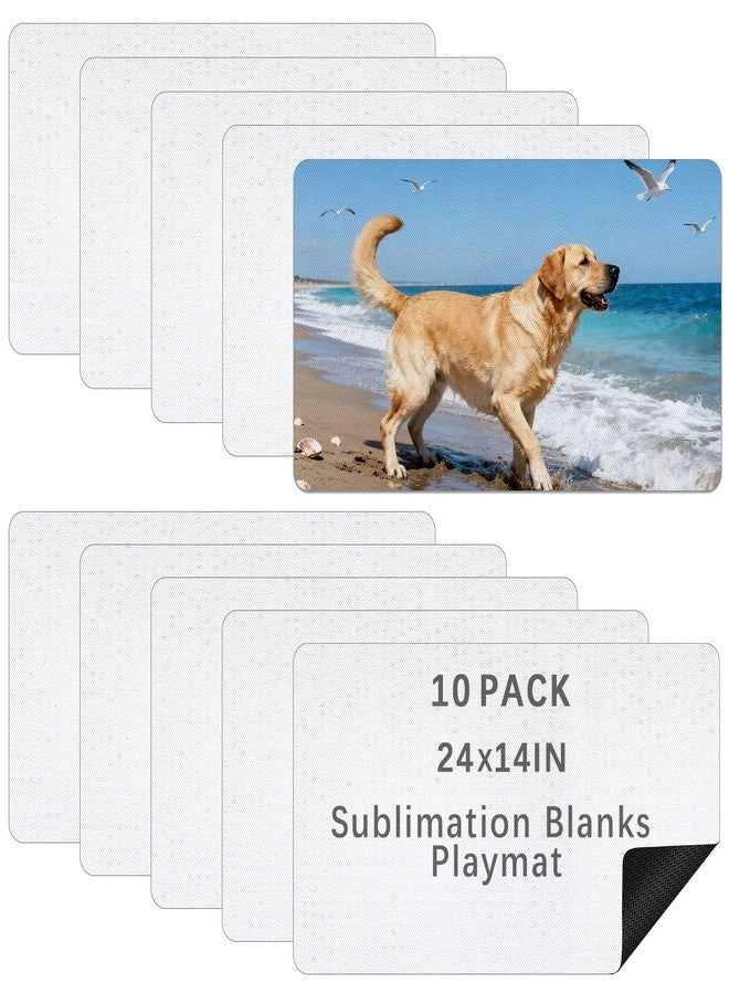Anpuimult Sublimation Blanks Playmat - 14x24 Inch