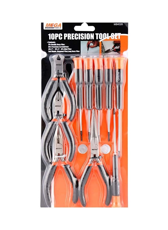 MEGA PRECISION TOOL SET Screwdriver Set (10 Pcs)