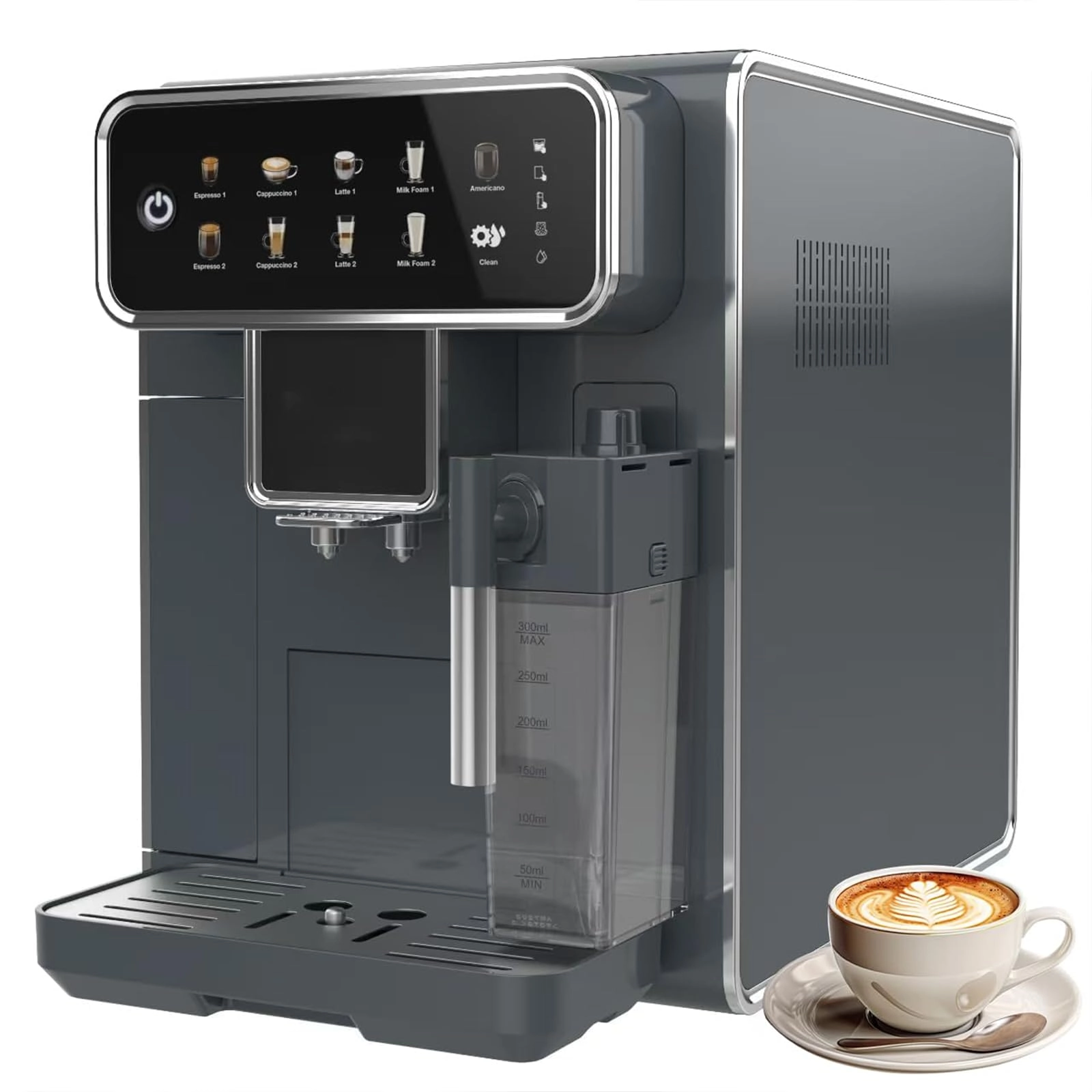 WJWWR 4tyu3g-993734 - Built-In Grinder Touch Screen Fully Automatic