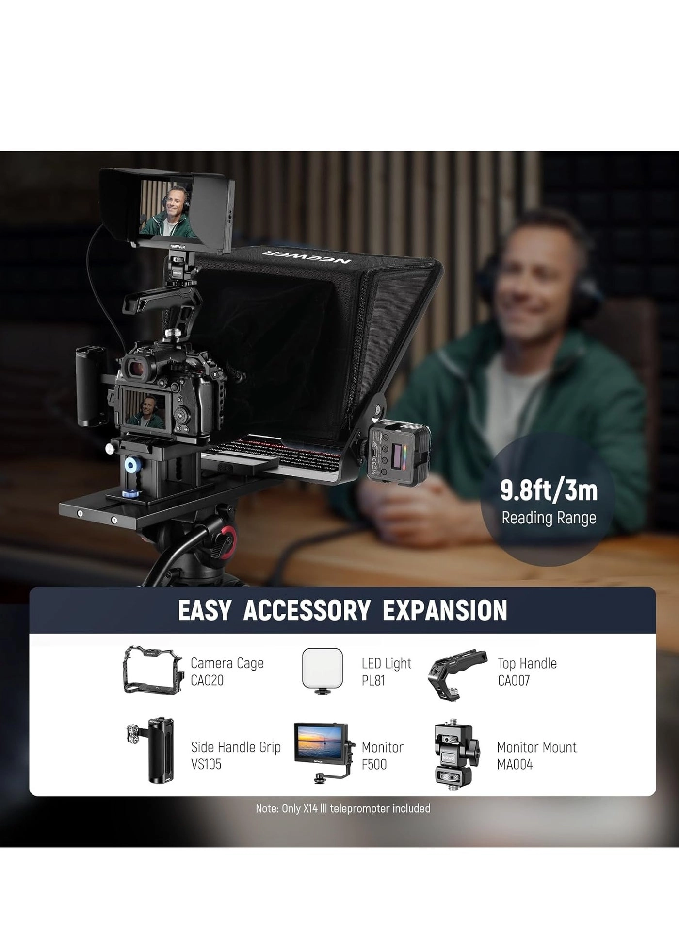 X14 III - 14" Beamsplitter RT113 Remote