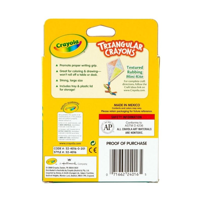 Triangular Crayon - 16 piece(s)
