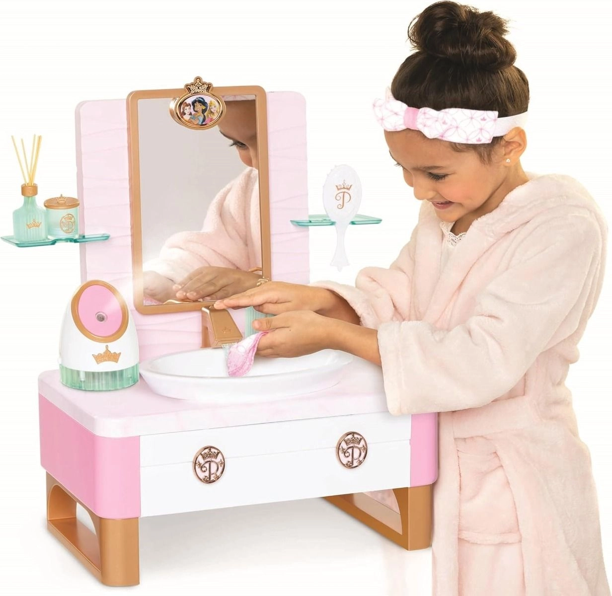 Princess Style Deluxe Day Spa - Working sink Facial steamer Ages 5+