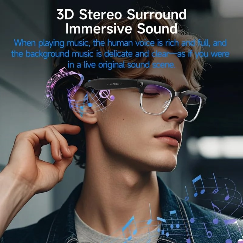 AI Smart Glasses - Real Time Translation Voice Assistant