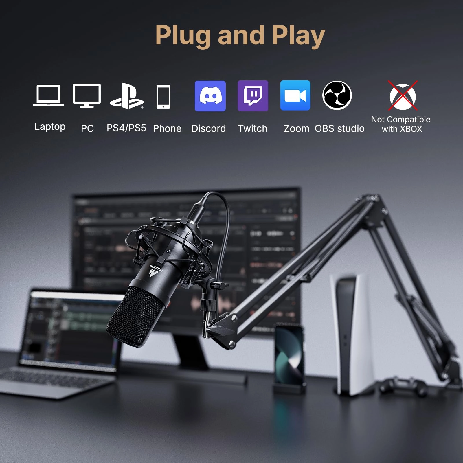 AU-A04 USB Microphone