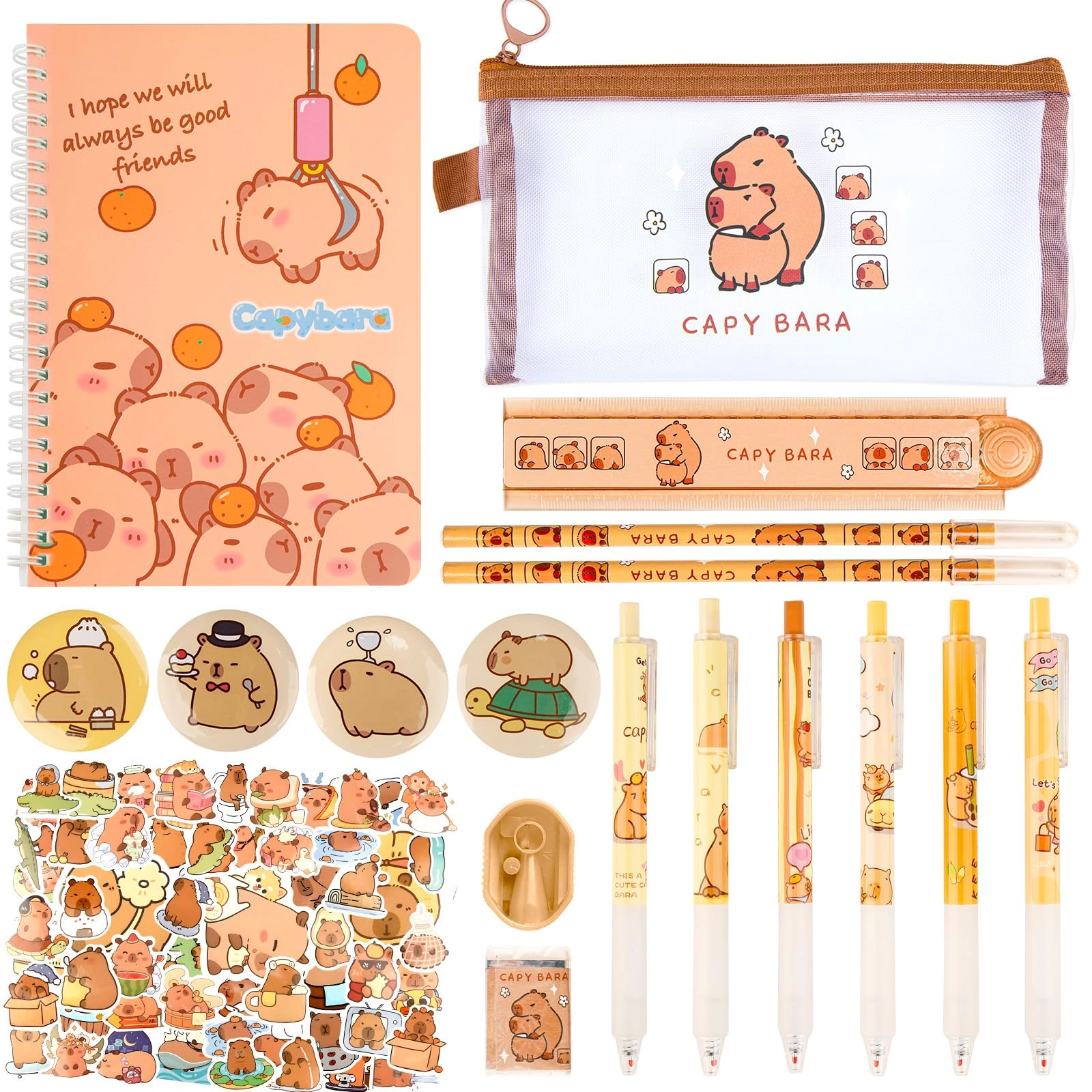 Kawaii Stationery Set - 10.0 Count