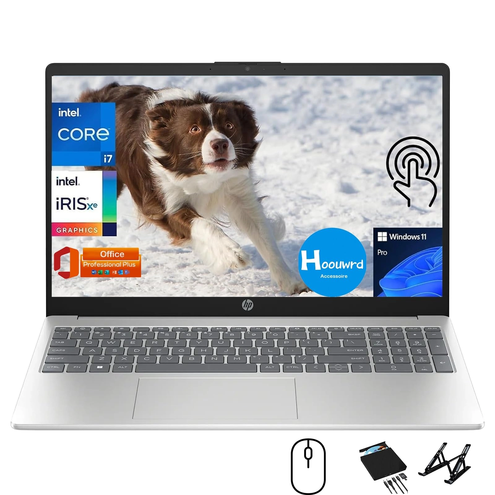 HP Laptop 15.6Touch Screen Laptop - 15.6'' Core i7-1255U 64GB DDR4 2TB SSD