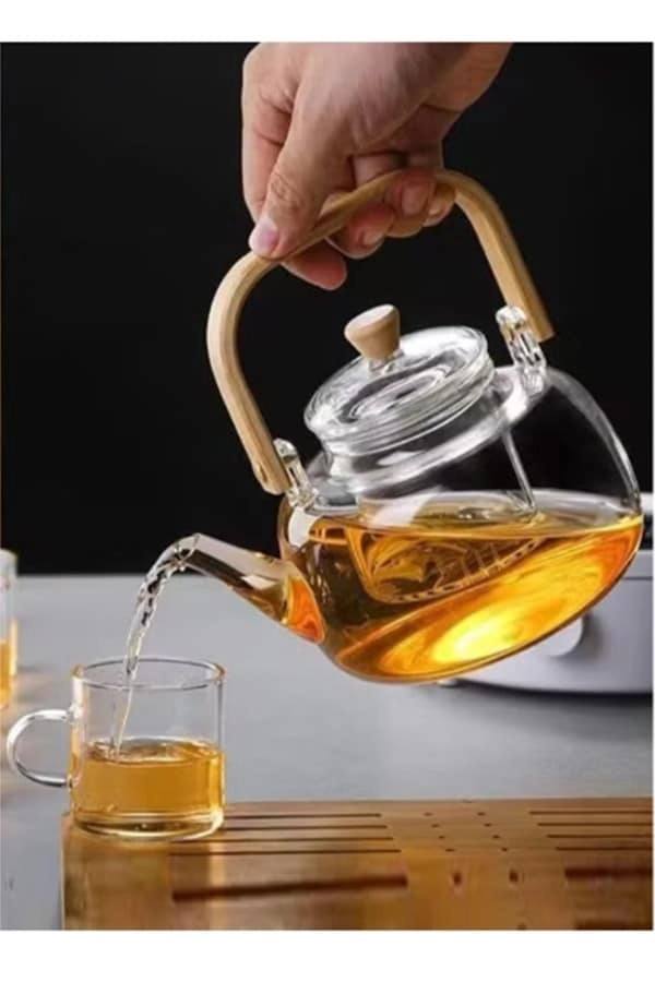 Borosilicate Glass Teapot - borosilicate glass 1000ml