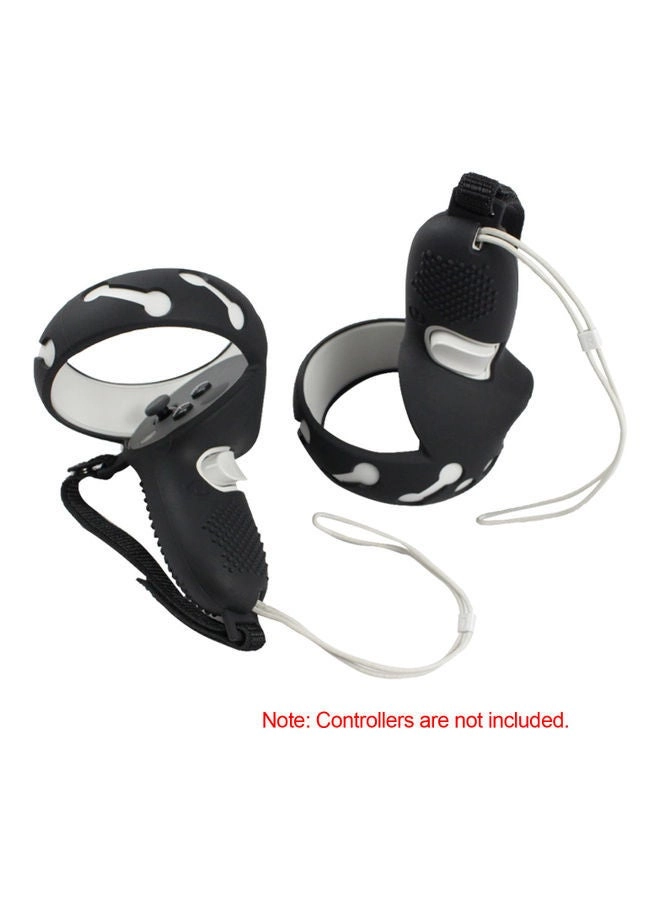 Touch Controller Silicone Grip Ring Cover - 6-Piece Black