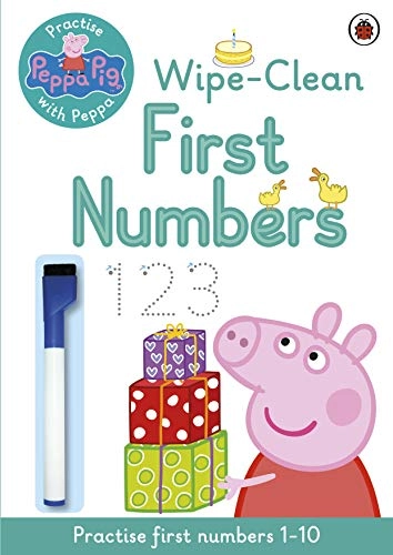 Peppa Pig Wipe-Clean First Numbers - 3 - 6 years