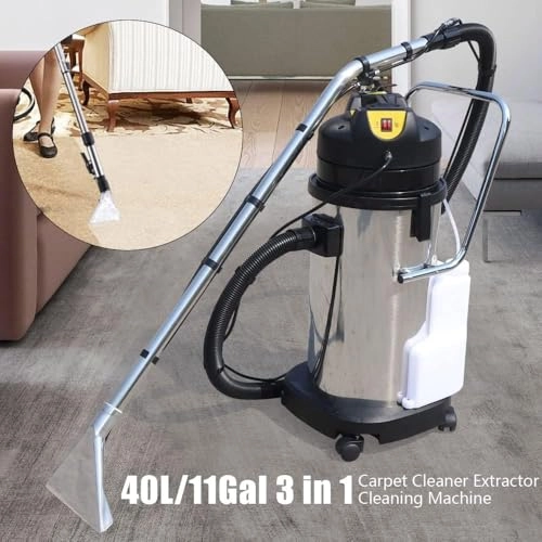 3 in 1 Carpet Cleaning Machine - 40L 1034W Stainless Steel