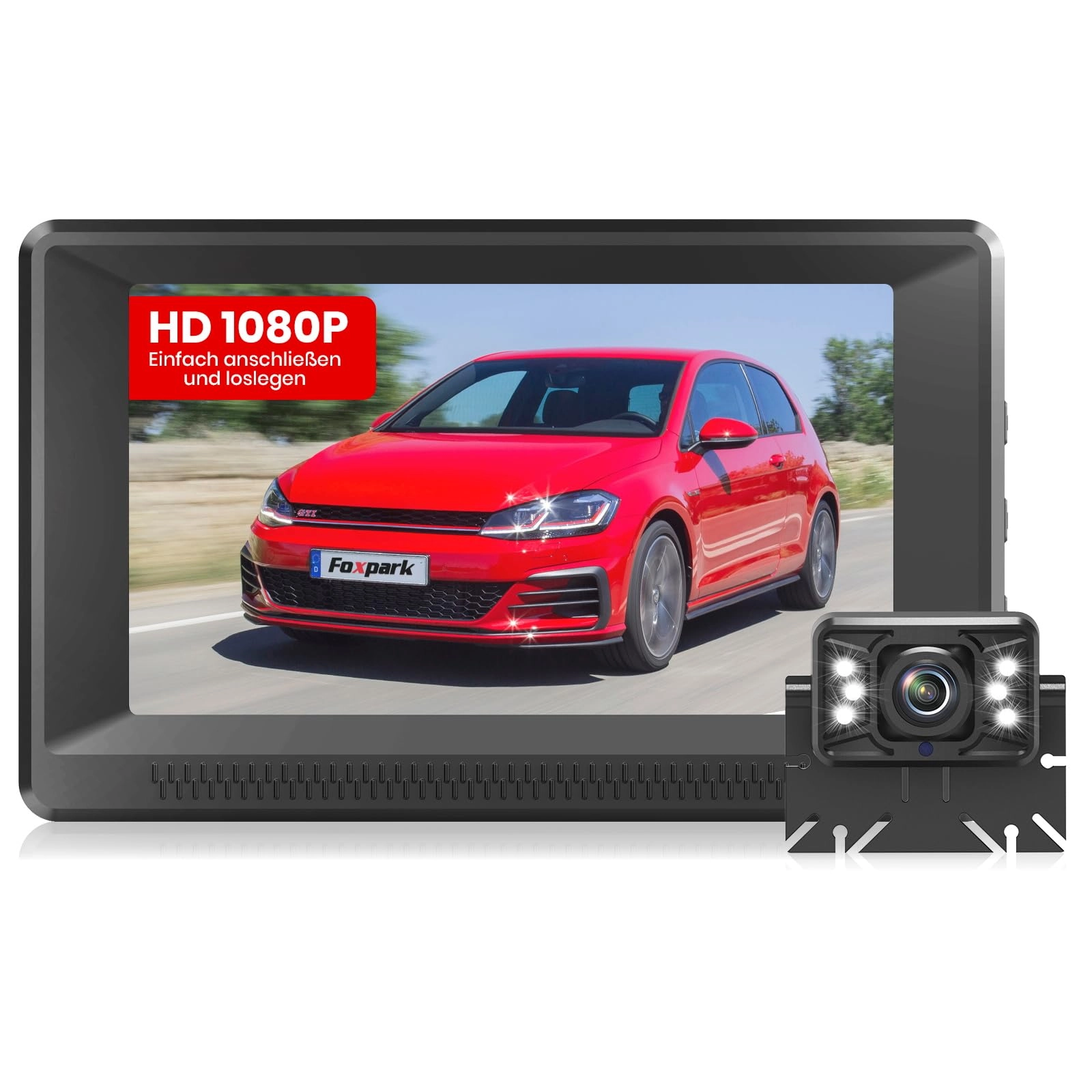 Foxpark Reversing Camera - Night vision Plug and Play 1080P