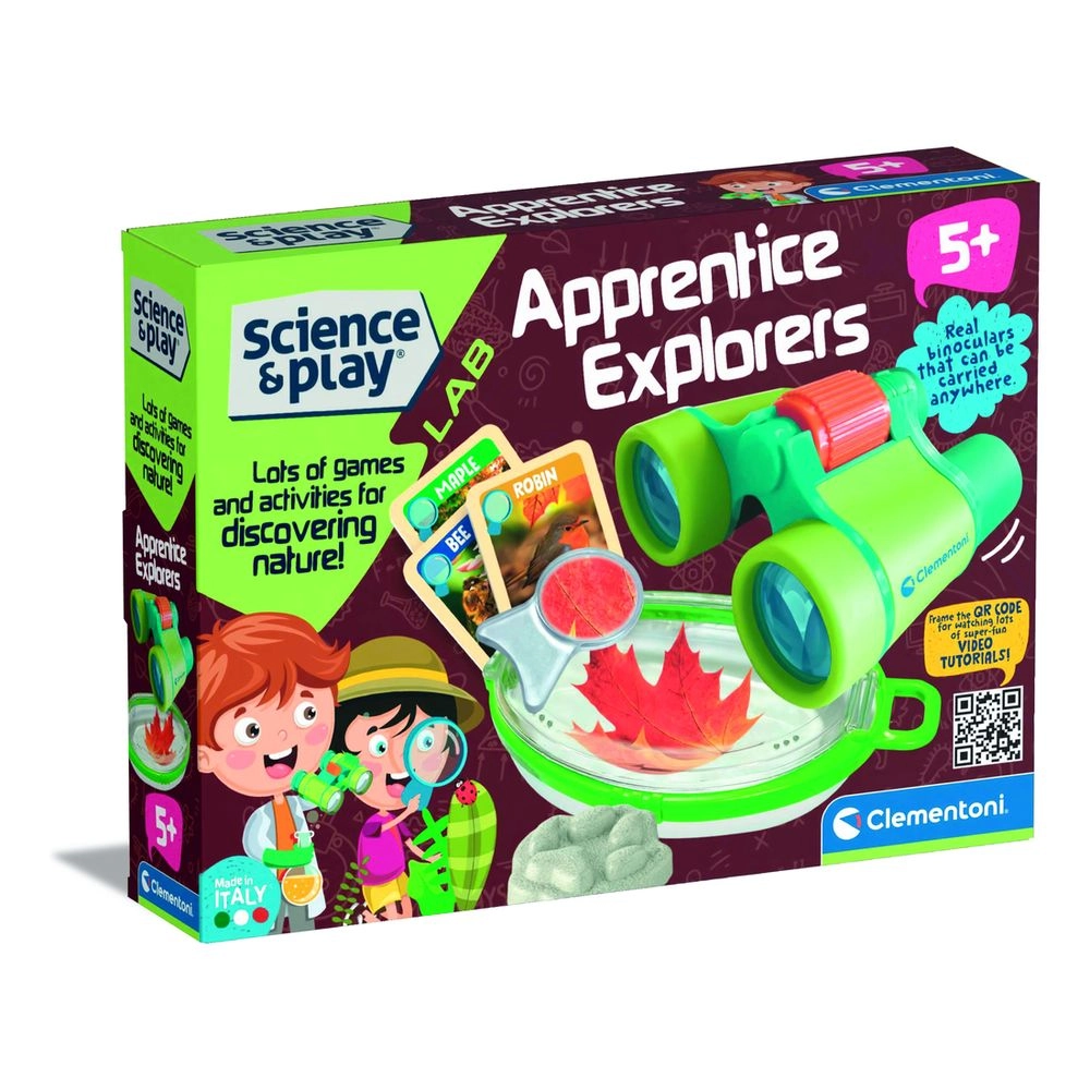 Clementoni Science & Play Explorers Apprentices - Ages 5+ outdoor exploration set