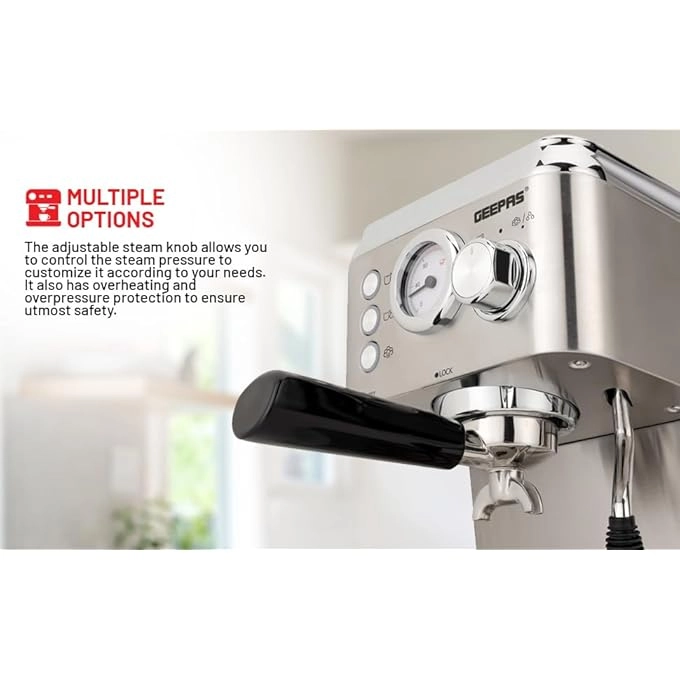 Espresso & Cappuccino Coffee Machine GCM1523