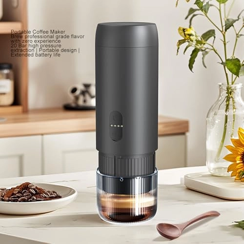 Portable Electric Coffee Maker - 120ml capsule