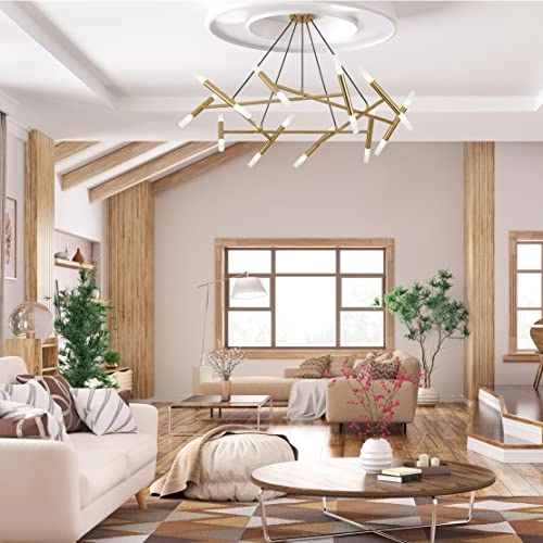 Sputnik Chandelier - 20-Light Gold G4