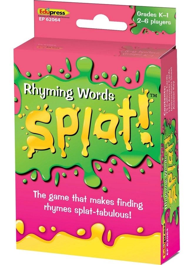 Rhyming Words Splat Game - Kid 225 pieces
