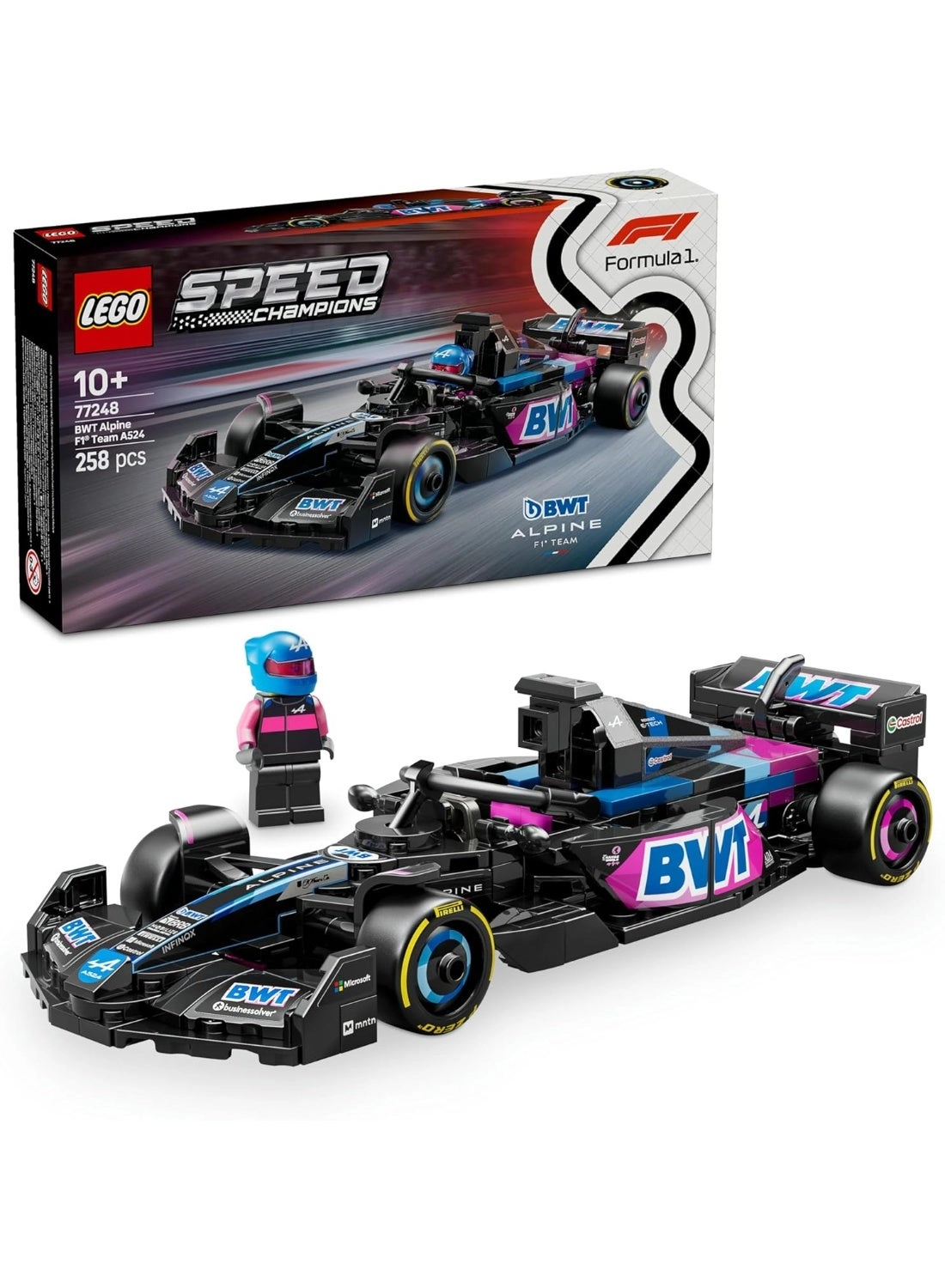 Speed Champions BWT Alpine A524 (77248) - Race Car Driver Minifigure