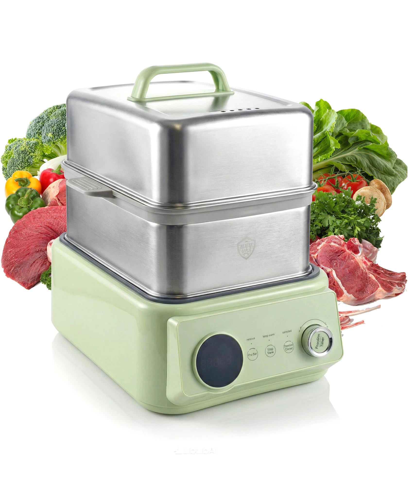 Buydeem Double-Layer steamer - 10.6 Quarts