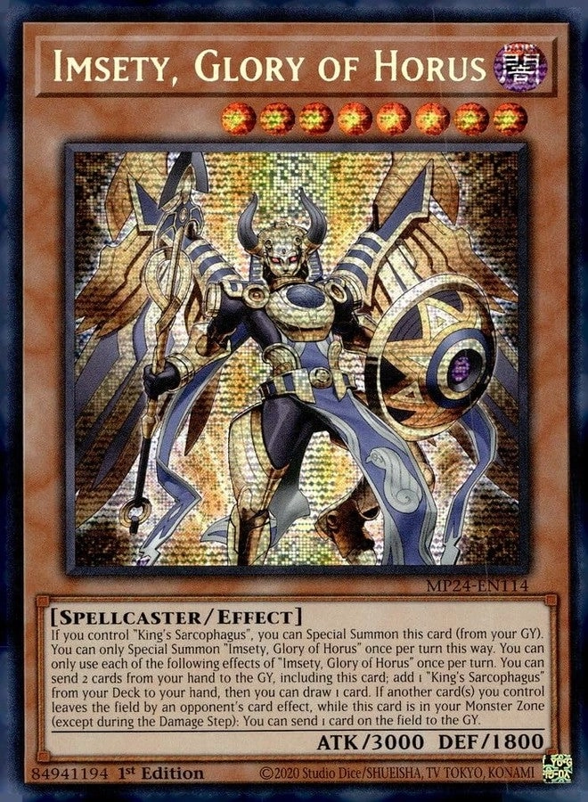 Yu-Gi-Oh! Imsety, Glory of Horus - MP24-EN114 1st Edition
