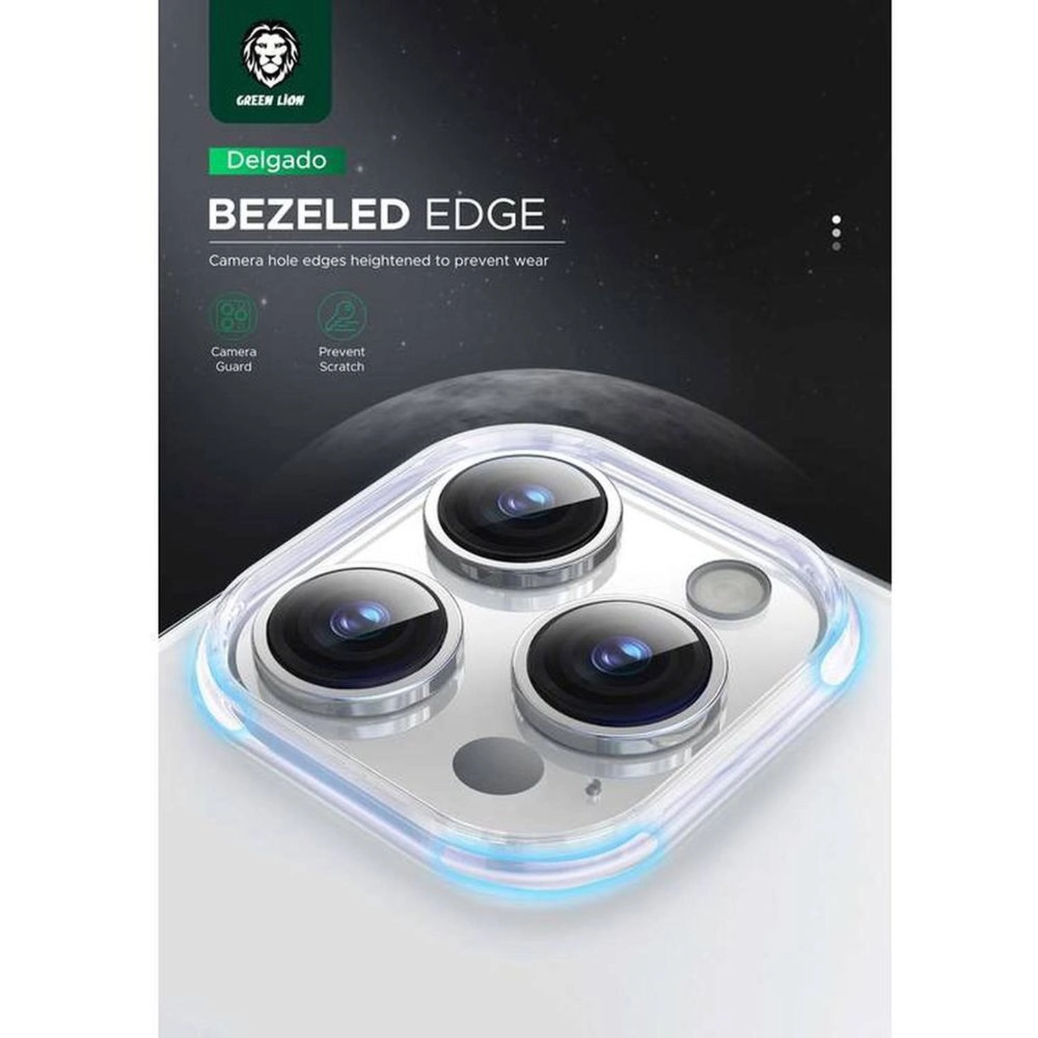 Delgado Clear Case for iPhone 15 Pro