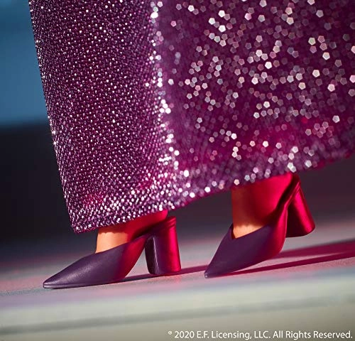 Ella Fitzgerald Collectible Doll - Approx. 12 in Purple Gown Ages 72+