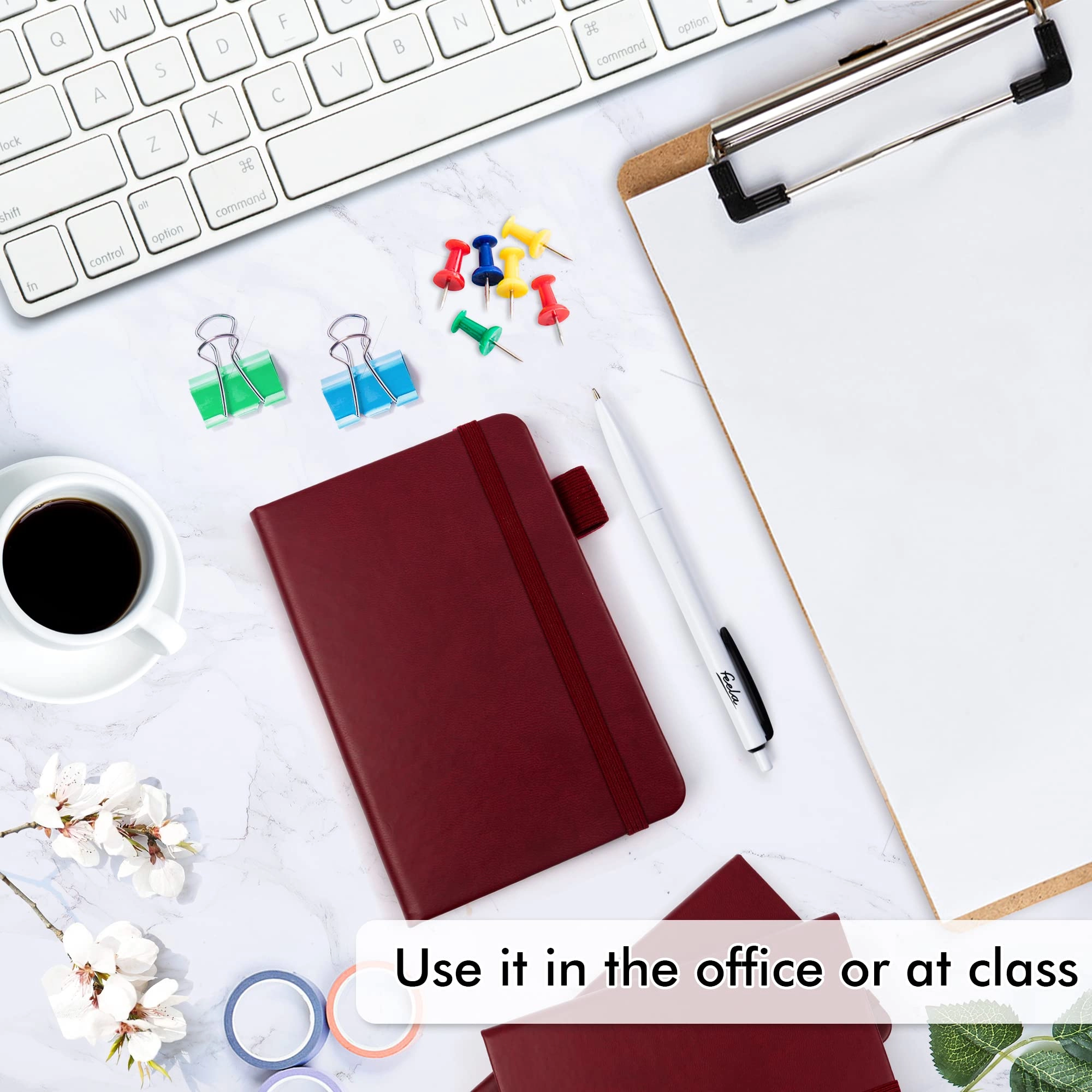 Pocket Notebook A6 Hardcover - Lined 56 Sheets