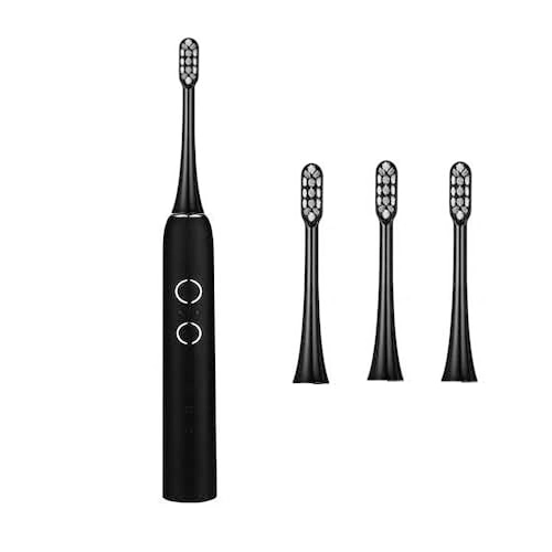 Sonic Electric Toothbrush - 4 Working Modes 4 Replacement Brush Heads IPX7