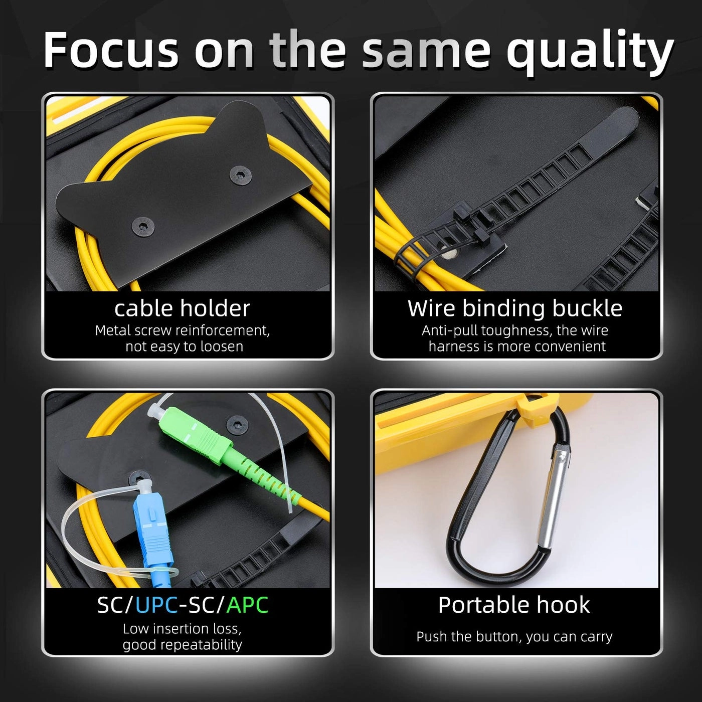 Fiber Optic Test Tool - SC/UPC-SC/APC SMï¼ˆ9/125ï¼‰ OTDR Launch Cable