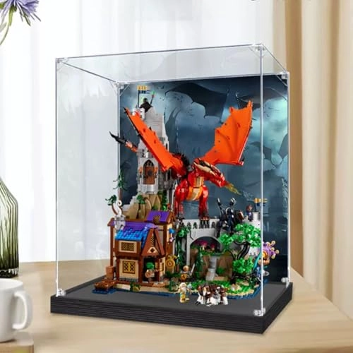 LEGO Figures Display Box (21348) - Dungeons & Dr-agons: Red Dr-agon's Tale