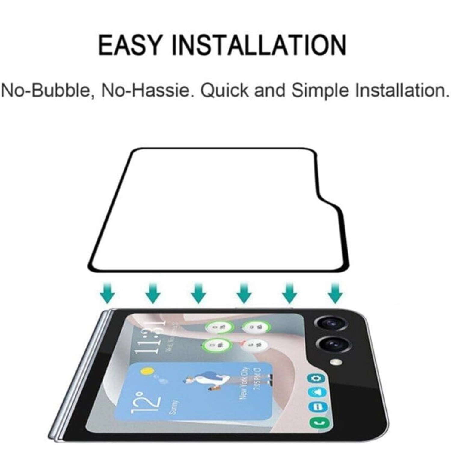 MagSafe Clear Case Screen Protector for Samsung Galaxy Z Flip 6