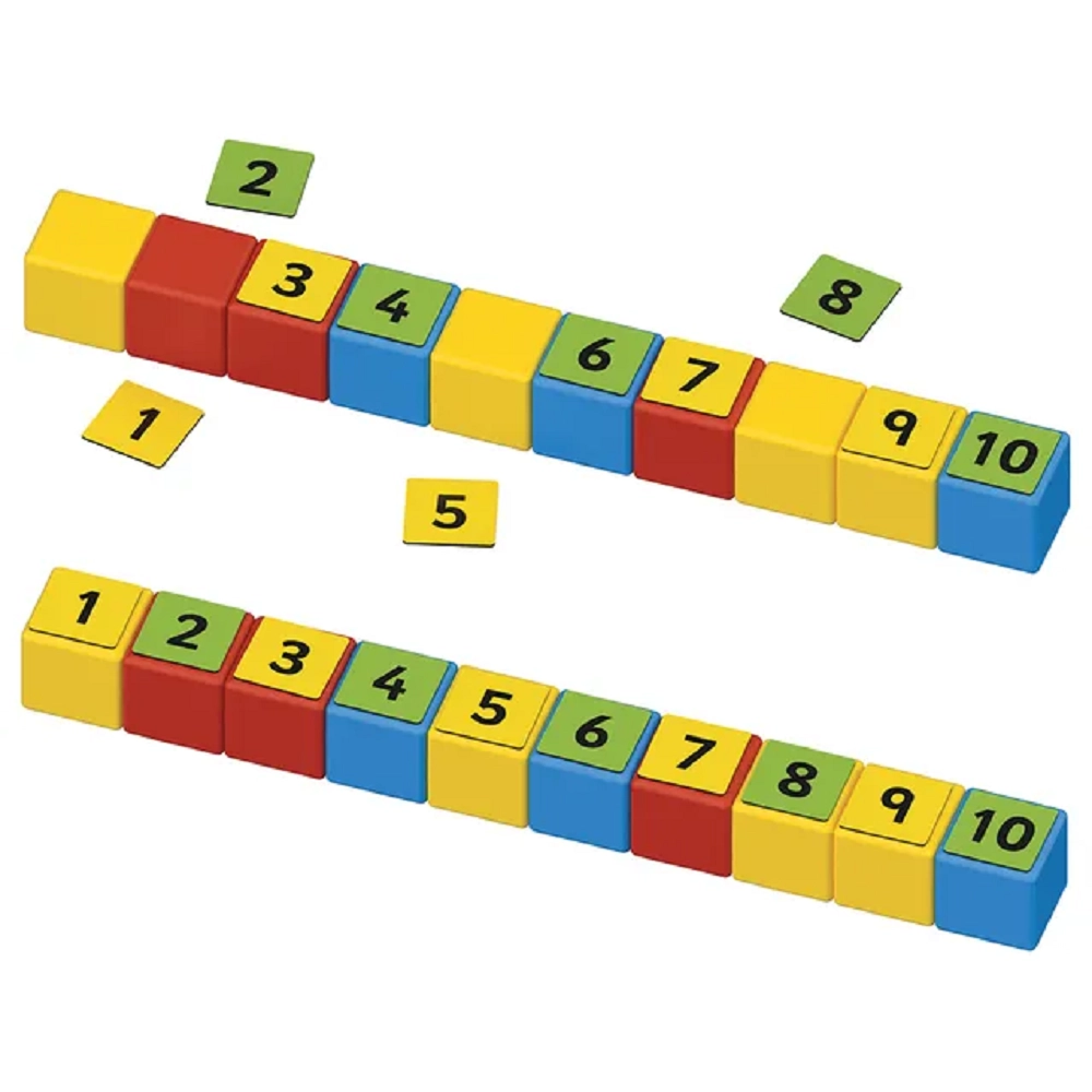 Magicube Math Building And Clips - 55 pcs