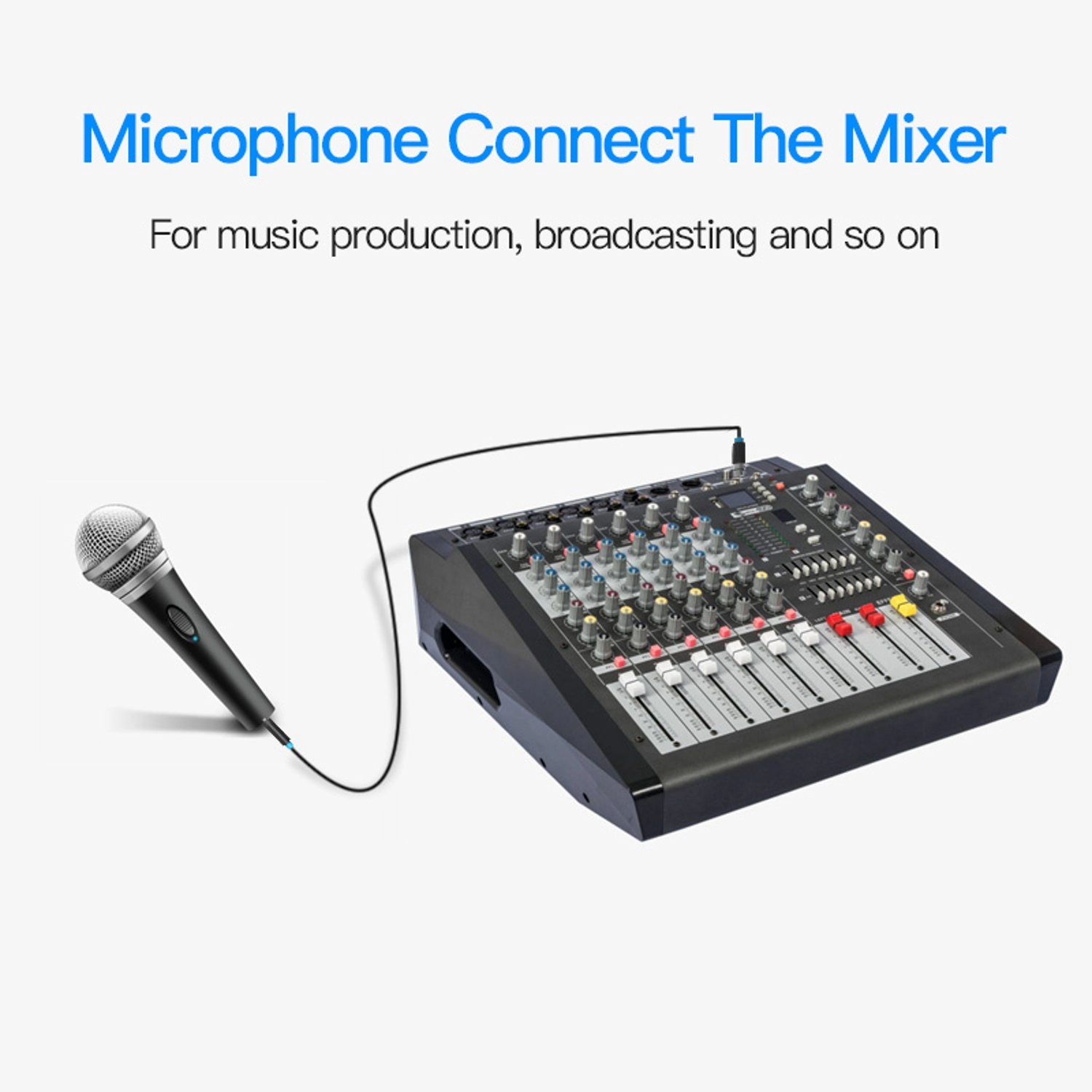 6.5mm Male to XLR Female Audio Cable - 5M