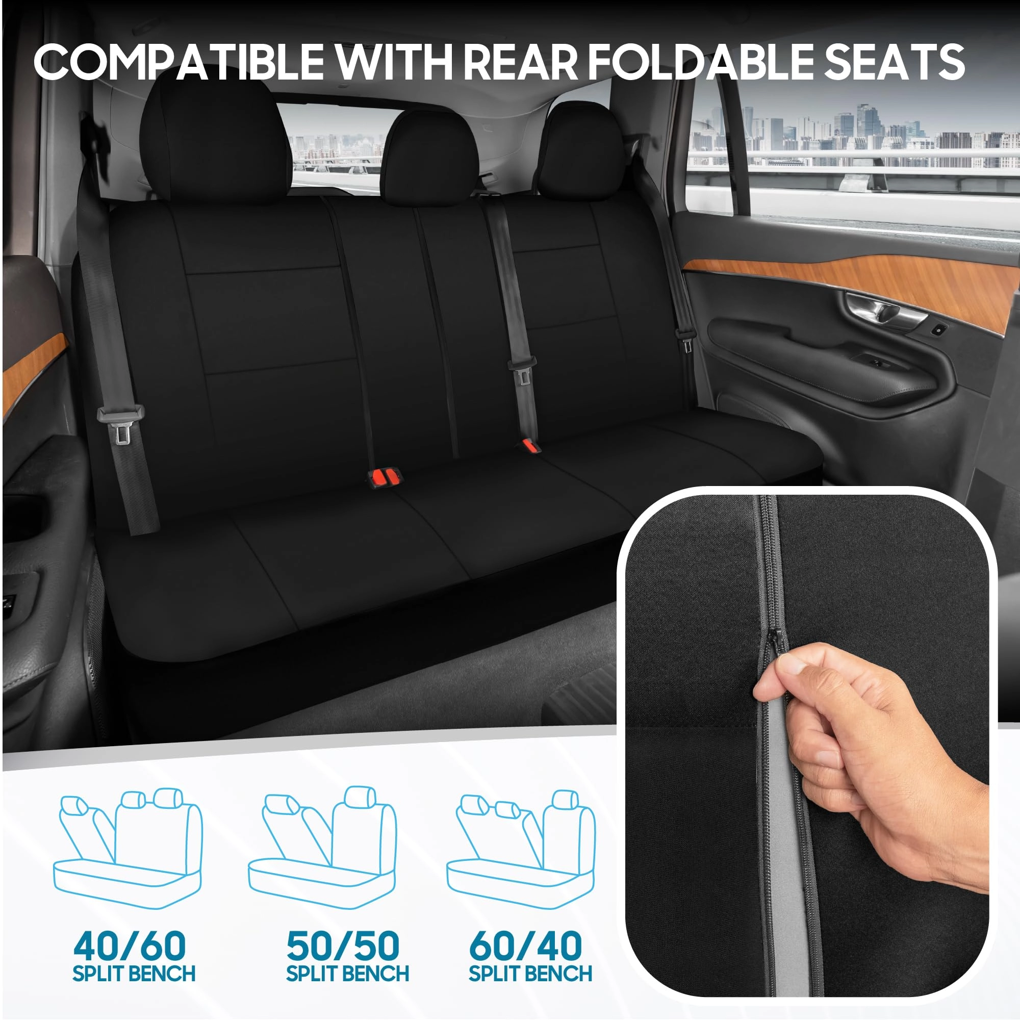 PolyPro Car Seat Covers - Solid Beige Universal Fit
