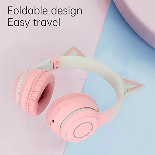 Cute Cat Ear Gaming Headphones Wireless Headset