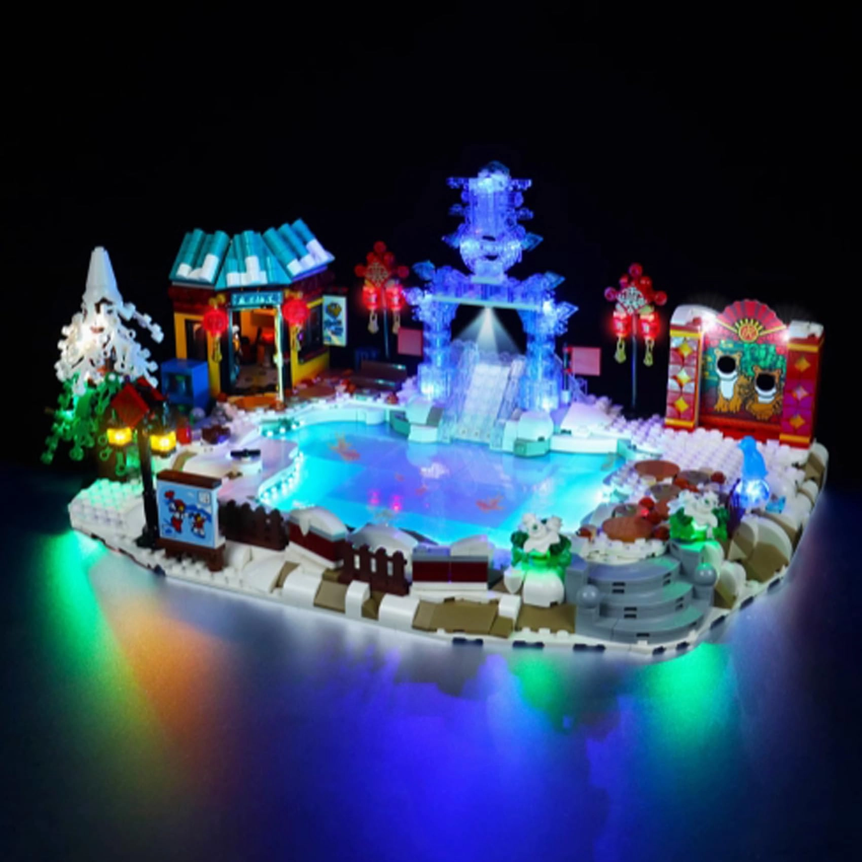 LED Light kit for LEGO New Year on Ice 80109