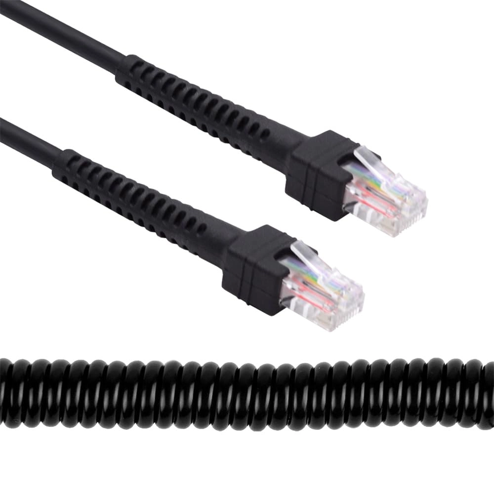 NFHK RJ45 Cat6 8P8C UTP Coiled Cable - 2.0M