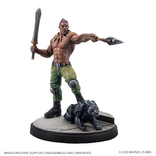 Marvel Crisis Protocol: Character Pack: Black Panther and Killmonger - Miniatures Game