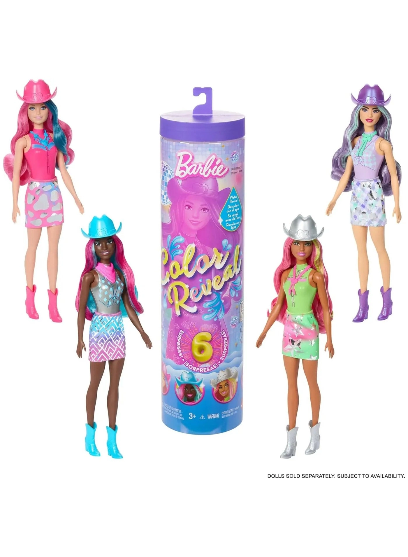 Barbie Color Reveal Disco Star Series - Plastic Girls Ages 3+