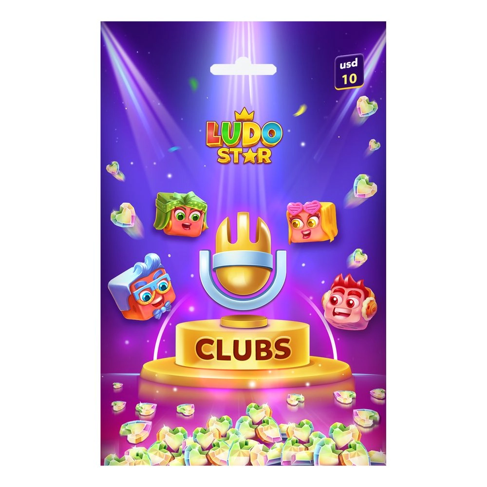 Ludo Star Clubs Hearts Voucher - 10 USD