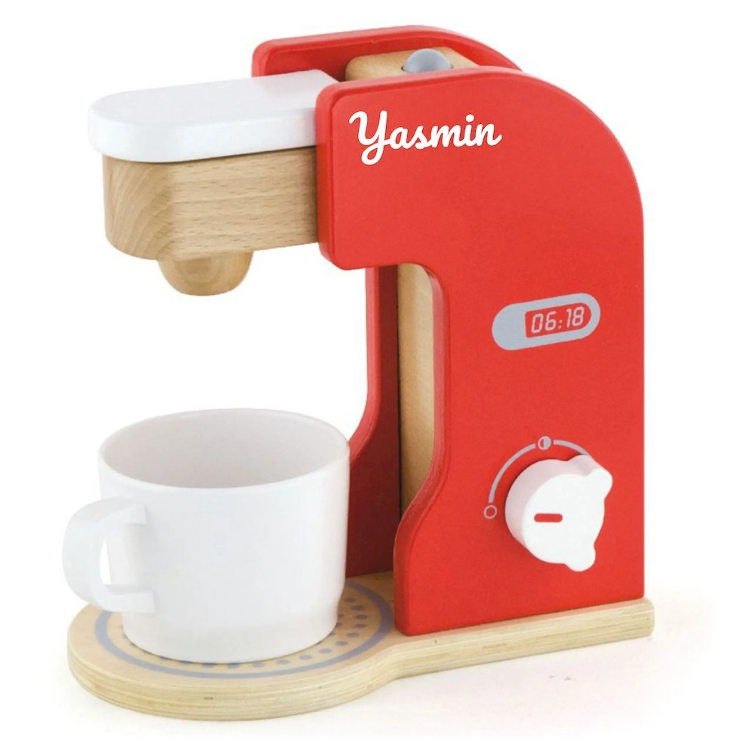 VIGA Personalized Coffee Maker Pretend Play Toy - with cup (PRS-PCG-50234)