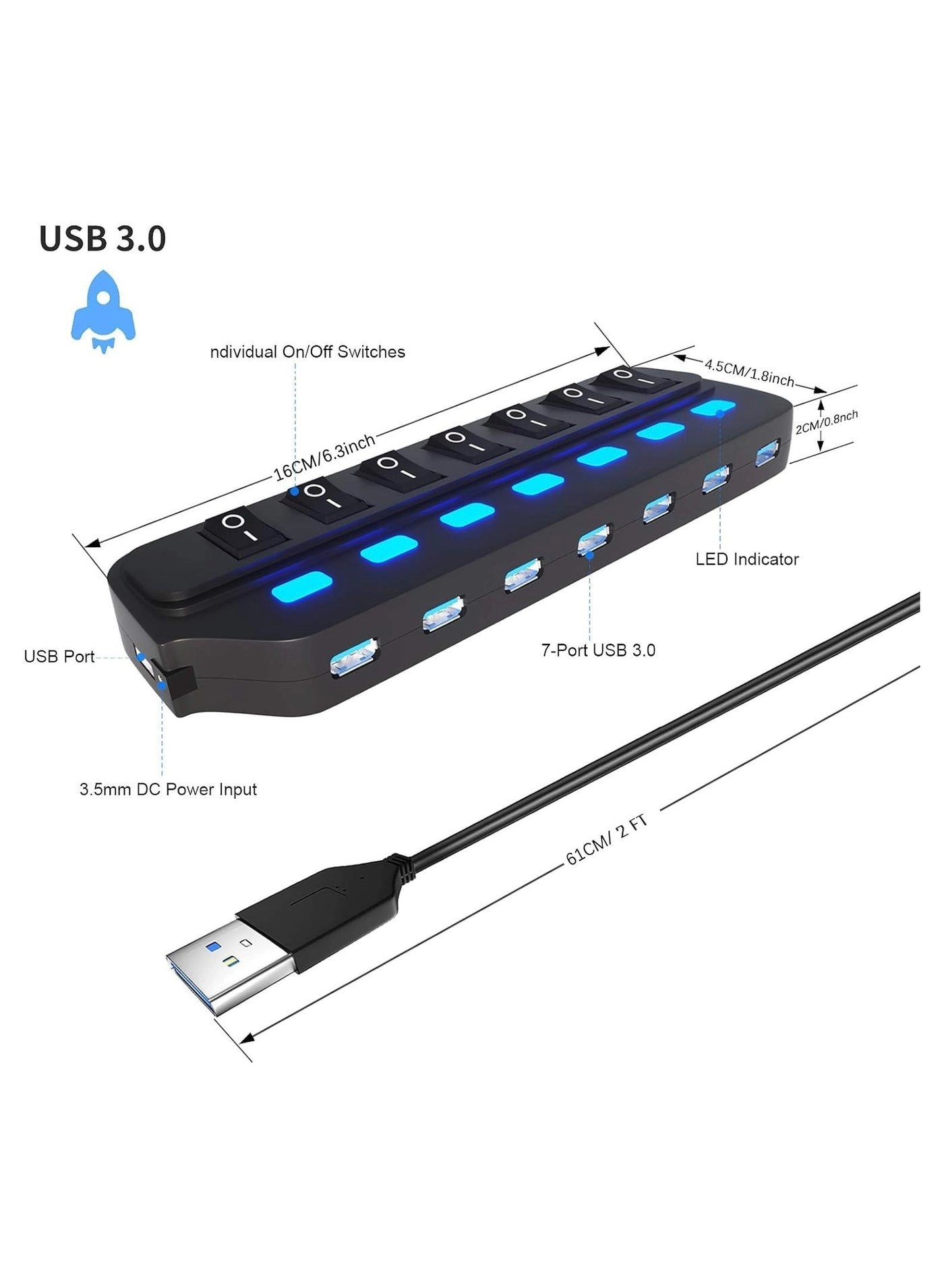 erorex USB Hub 3.0