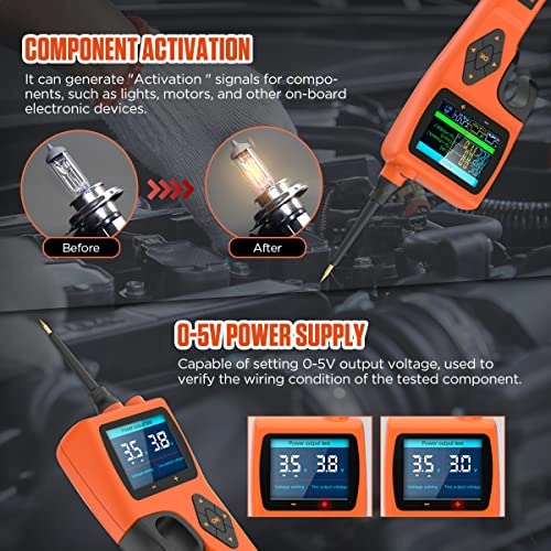 Power Circuit Probe Tester Kit - 9-30V 6m/20ft Extension Cable