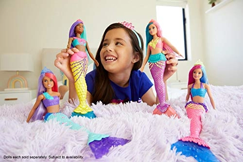Barbie Dreamtopia Mermaid Doll - Pink And Purple Hair Ages 3+