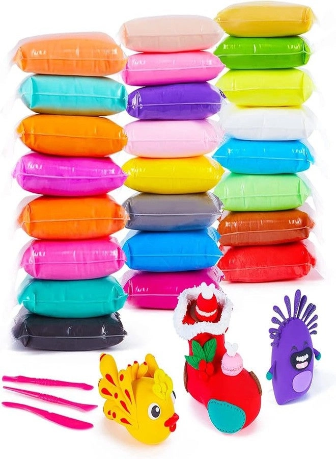 ECLET Air Dry Clay - Non-Toxic Soft Kit for Kids 12 pcs.