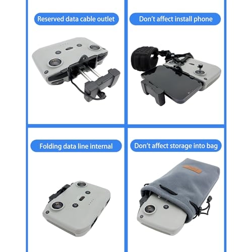 Neck Strap Decompression Massage Lanyard - Black for DJI RC-N1/RC-N2