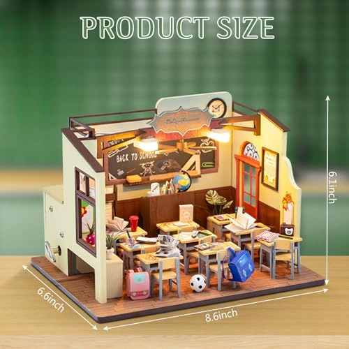 Miniature Dollhouse Kit - Classroom