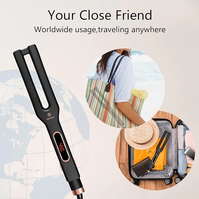 Hair Straighteners - Ceramic Dual Plate Ten-Speed Temperature Control