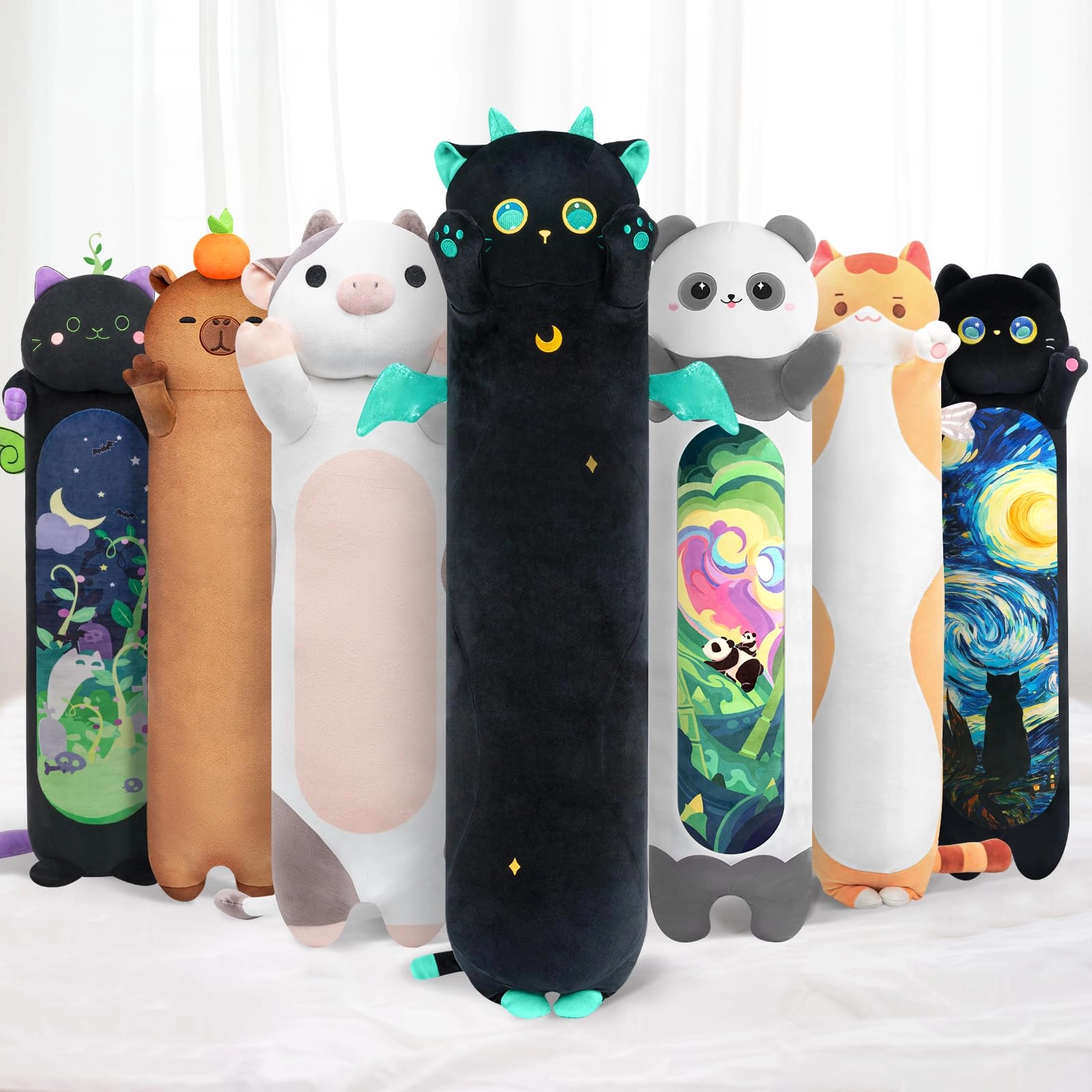 Kawaii Plushies - Black Cat - 51 cm