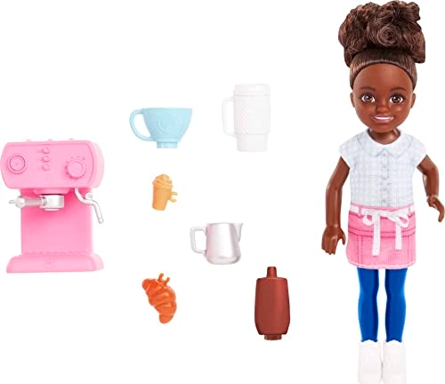 Chelsea Barista Doll - Removable Dress 7 Accessories Ages 3+